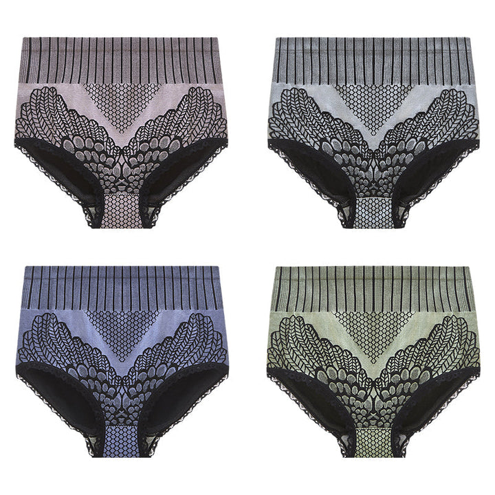 BowLift | New Women's Lace High Waist Cotton Panties