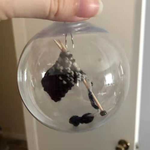 Christmas Knitted Ball Ornaments Xmas Tree Hanging Decoration Pendant | Bowlift