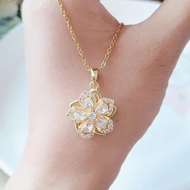 BowLift | Rotating Bauhinia Necklace