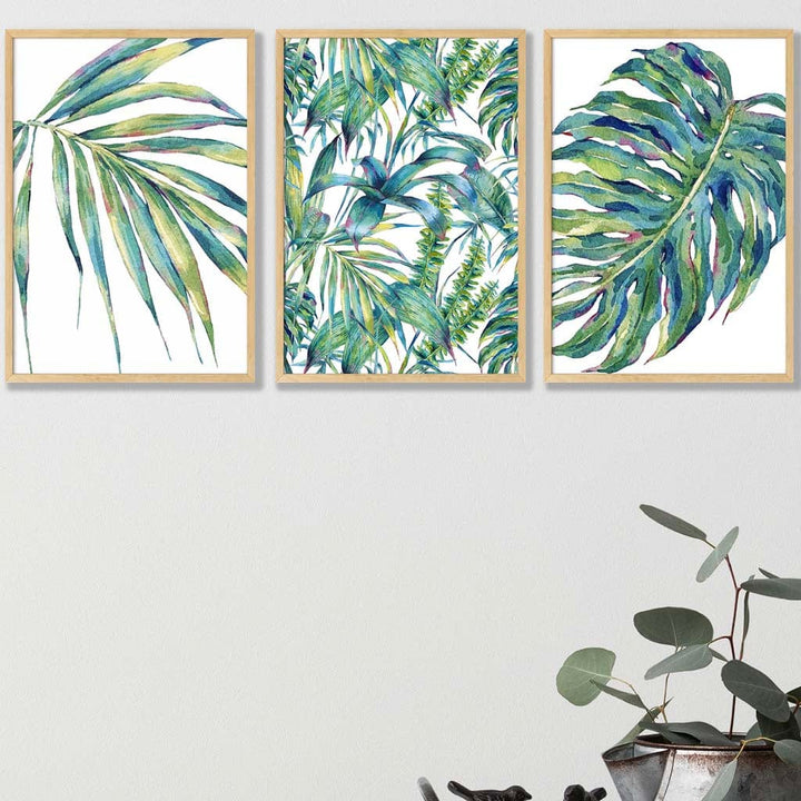 BOTANICAL Set of 3 Art PRINTS from Original Watercolor Print | Bowlift