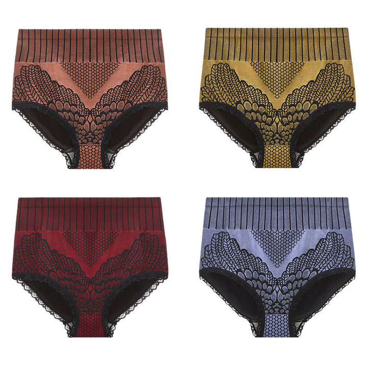 BowLift | New Women's Lace High Waist Cotton Panties
