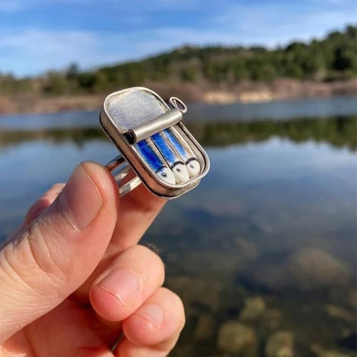 BowLift | Canned Sardines Adjustable Ring/Necklace