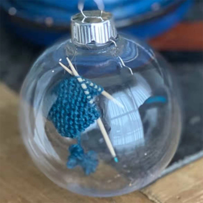 Christmas Knitted Ball Ornaments Xmas Tree Hanging Decoration Pendant | Bowlift