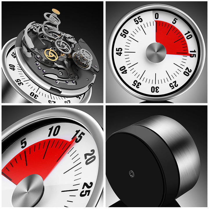BowLift | Stainless Steel Kitchen Clock