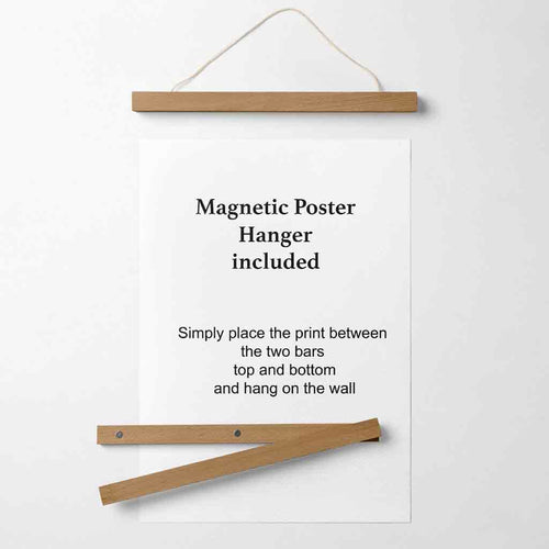 Abstract Wall Art Quote Print with Poster with Hanger - Ciao Bella | Bowlift
