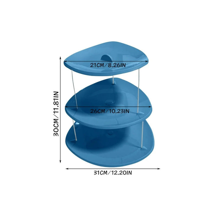 BowLift | Collapsible Party Tray, 3 Tier