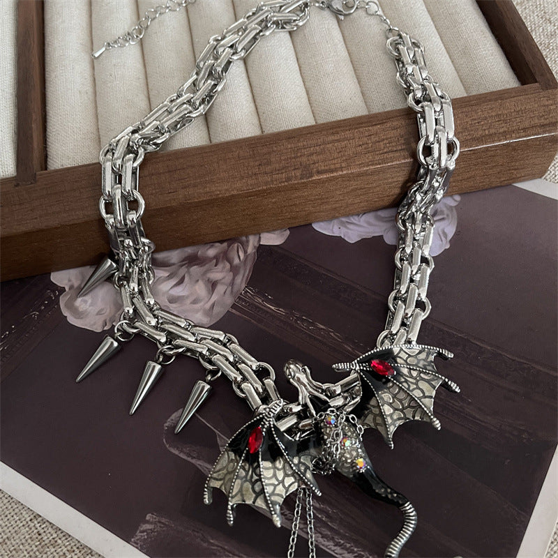 BowLift | Imprisoned Flying Dragon Necklace