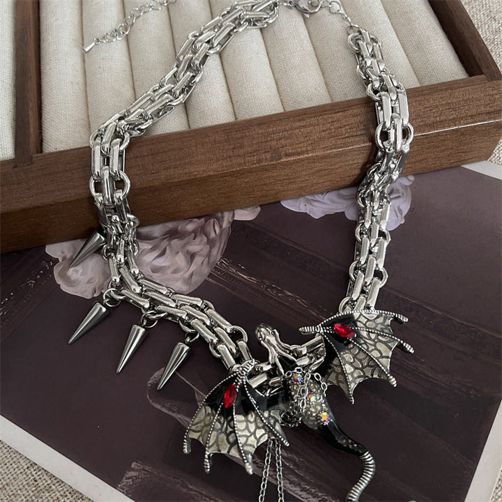 BowLift | Imprisoned Flying Dragon Necklace