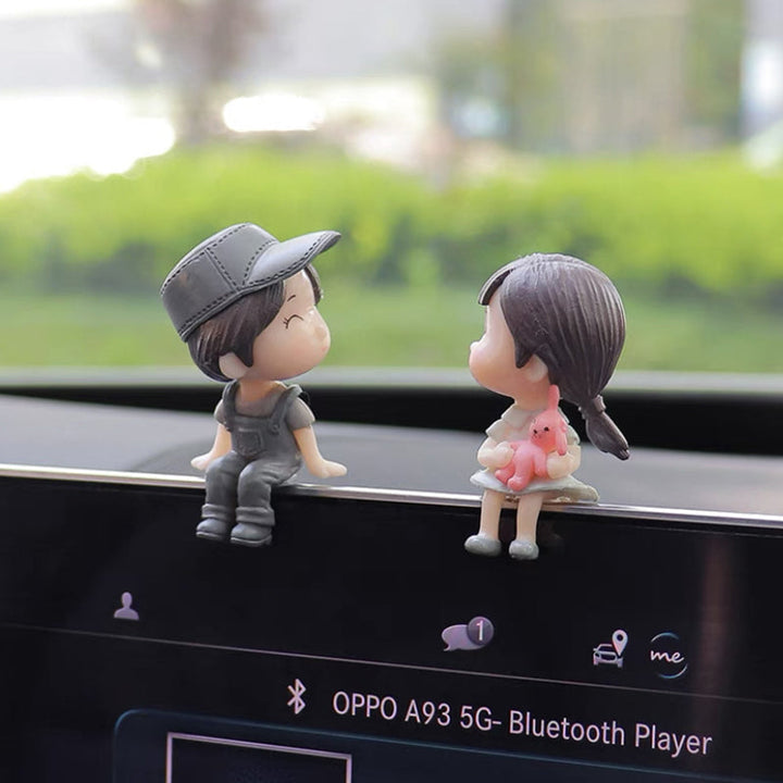 BowLift | Cute Couple Car Ornament