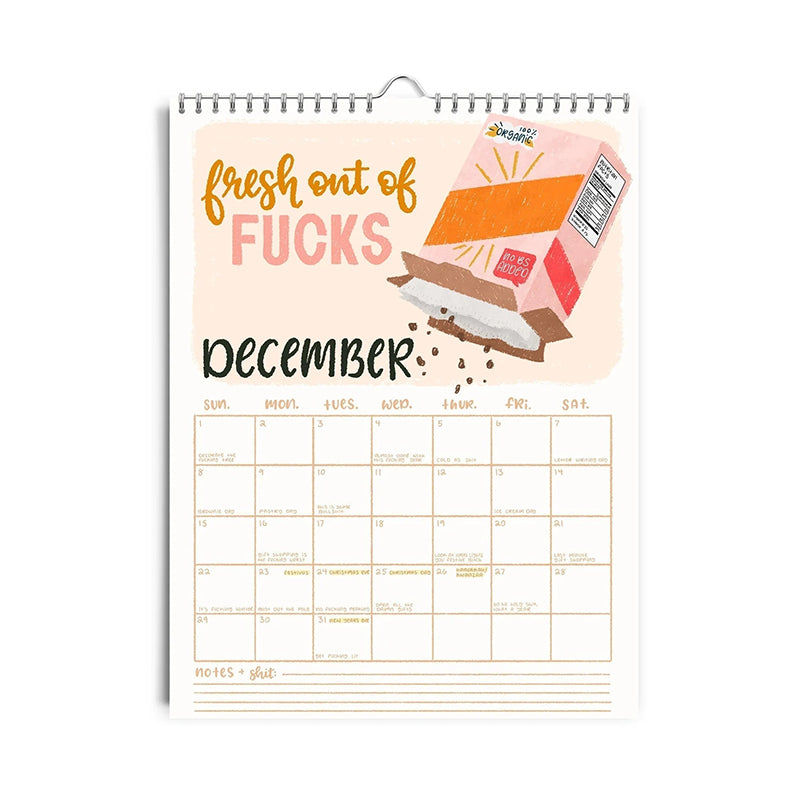 BowLift | HERE WE GO AGAIN DAMN IT 2025 CALENDAR