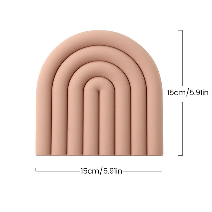 BowLift | Rainbow Silicone Table Mat Coaster