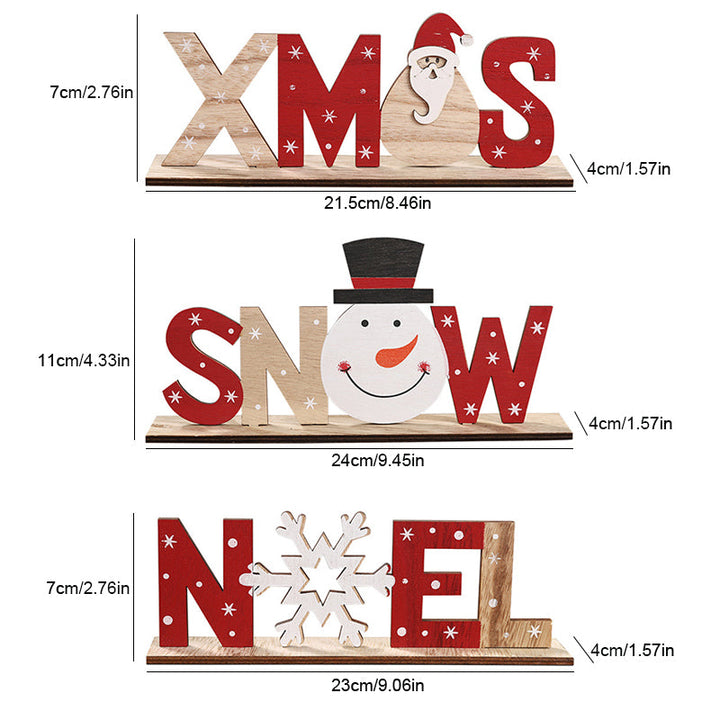BowLift | Wooden Painted Christmas Decorations