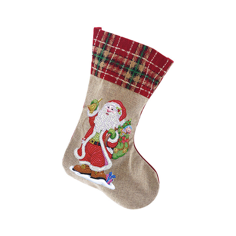 BowLift | Diamond Painting Xmas Rhinestone Sock Embroidery Mosaic Gift Bag
