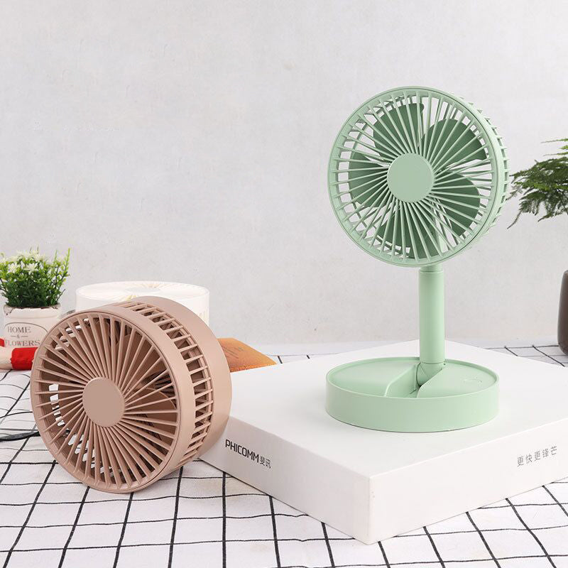 Mini fan with foldable telescopic phone holder | Bowlift