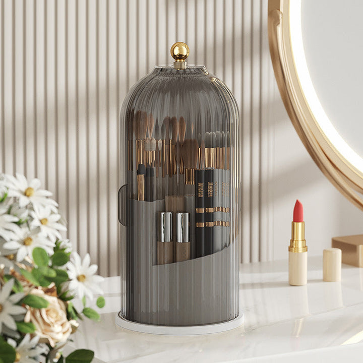 360° Rotating Makeup Brush Organizer Box | Bowlift