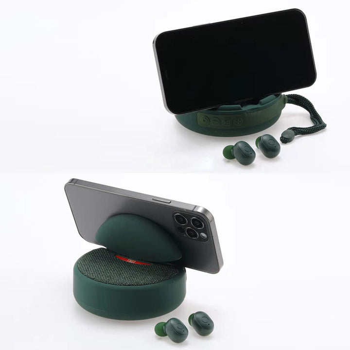 BowLift | 2 in 1 Portable Mini Audio with Bluetooth Headphones