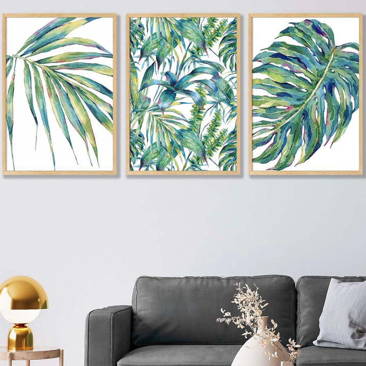 BOTANICAL Set of 3 Art PRINTS from Original Watercolor Print | Bowlift