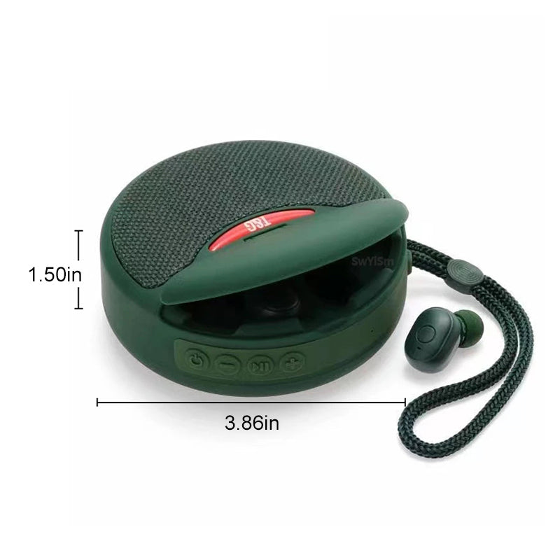 BowLift | 2 in 1 Portable Mini Audio with Bluetooth Headphones