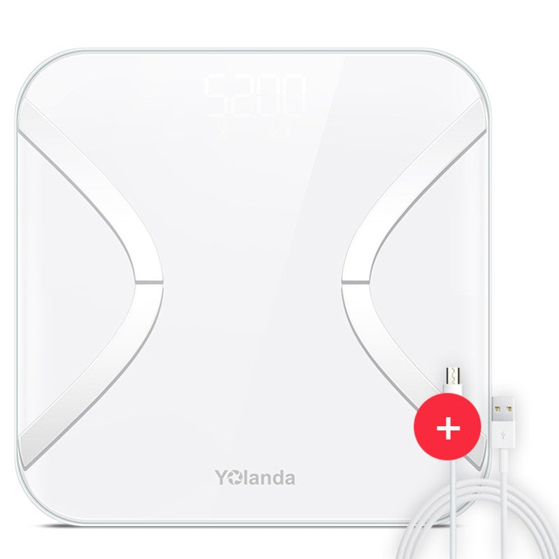 BowLift | Rechargeable Smart Bluetooth Digital Body Fat Scale, with Multi-index Test, High-precision Sensor and Multi-user Mode