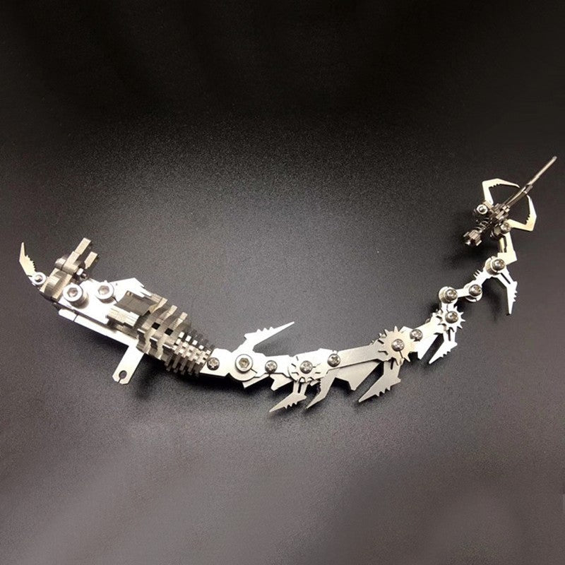 BowLift | 3D Scorpion Stainless Steel DIY Metal Building Blocks, for Fun, Gift & Display