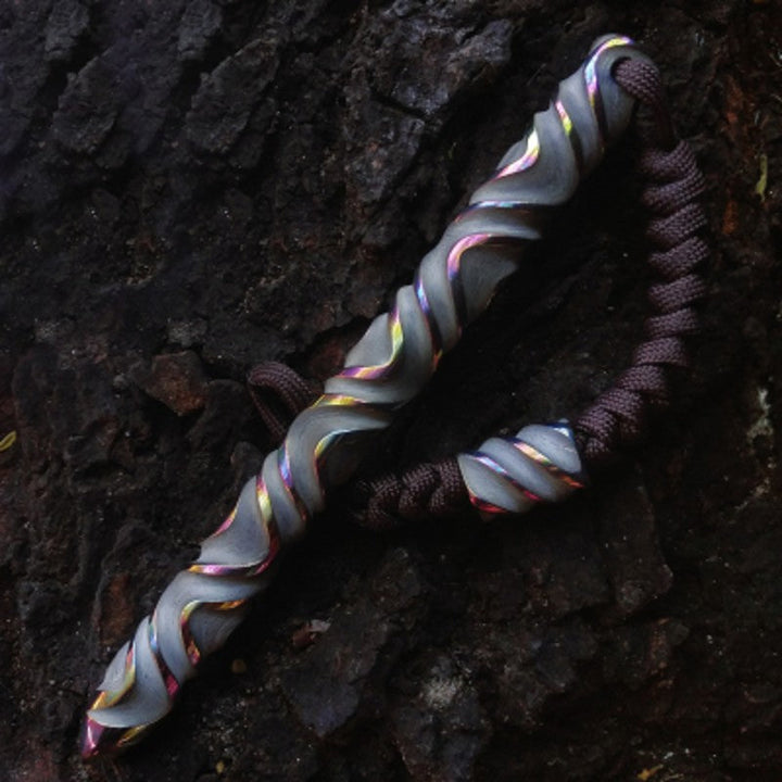 BowLift | Handmade Fashionable Titanium EDC Tool with 3D texture, for Pendant, Gift & Ornament