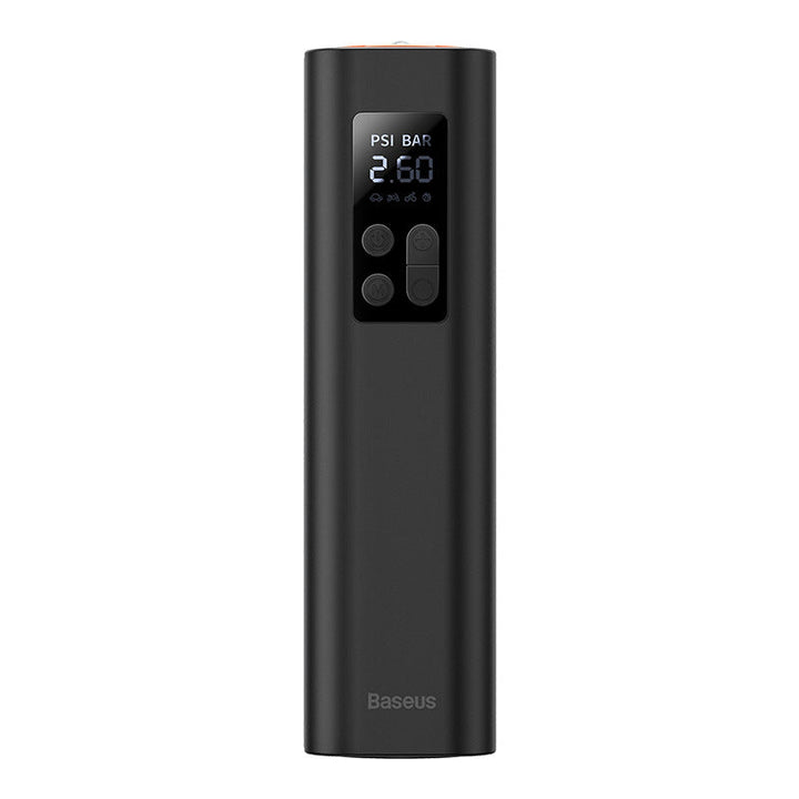 BowLift | Portable Electric Car Air Compressor Inflator Pump, with Digital LCD Pressure Gauge & Flashlight, for Car, Bike, Motorcycle, Balls