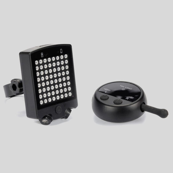 BowLift | USB Rechargeable LED Bike Turn Signal Laser Light, with Remote Control & Waterproof Design