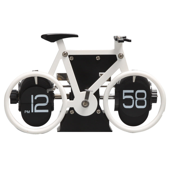 BowLift | Retro Style Bicycle Shaped Flip Down Clock, for Home & Office