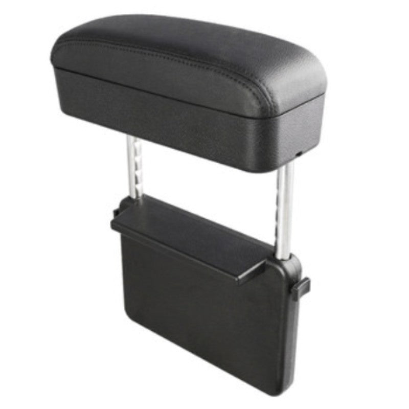 BowLift | 3-in-1 Universal Adjustable Car Armrest Storage Box, with Arm Support, Wireless Charging & Item Storage, for Long Distance Drive (1PC)