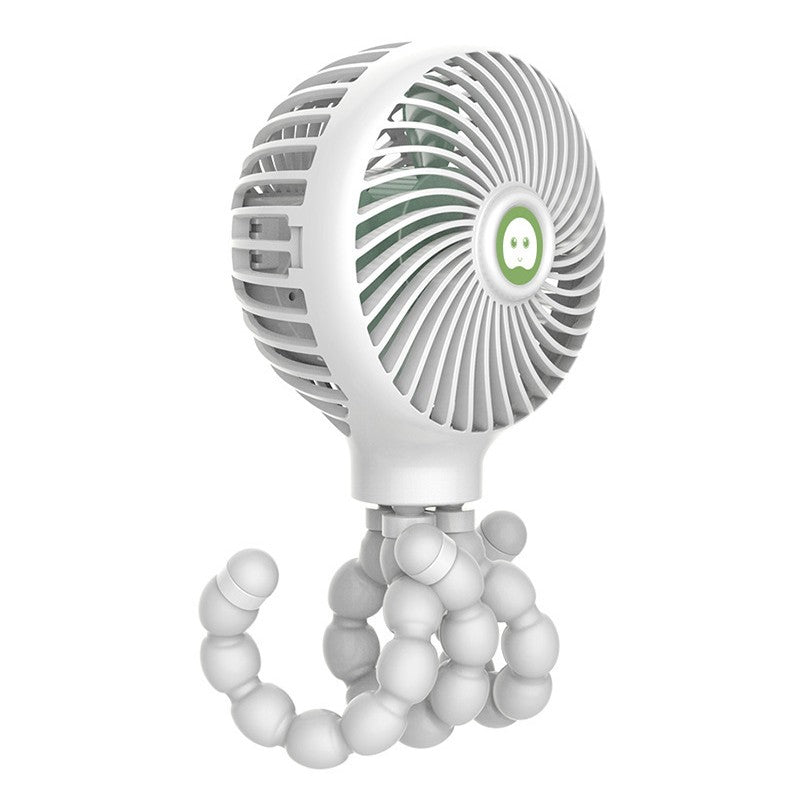 Portable Rechargeable Fan with Adjustable Tripod & 3 Wind Modes, for Home, Desk, Stroller & More | Bowlift