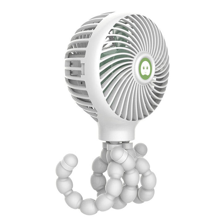 Portable Rechargeable Fan with Adjustable Tripod & 3 Wind Modes, for Home, Desk, Stroller & More | Bowlift