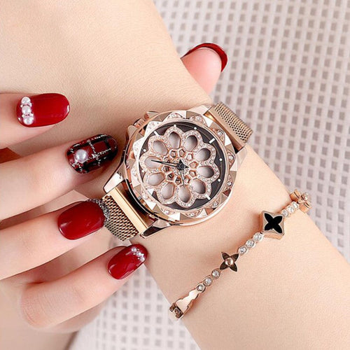 BowLift | Fashion Women Watch, with 360¬∞ Rotatable Dial, Magnetic Watch Band & Daily Waterproof