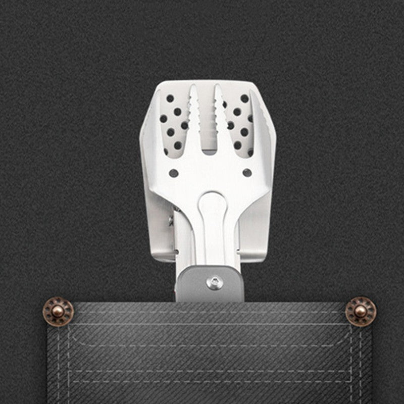 BowLift | Foldable Detachable Stainless Steel Hybrid Grill Tongs, with Retractable Handle & Bottle Opener