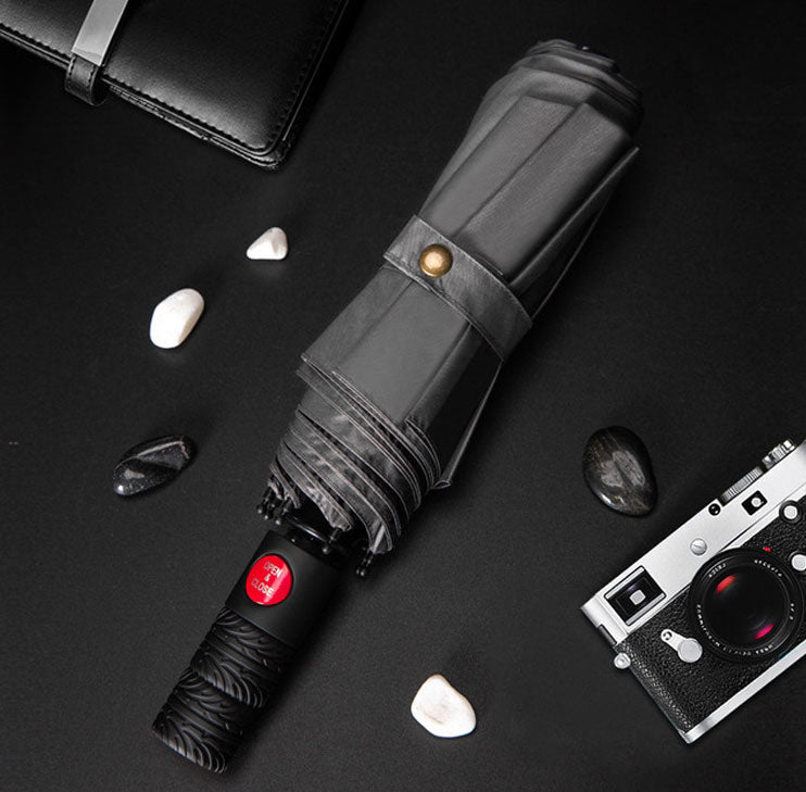 BowLift | Automatic Sun & Rain Umbrella, with Anti UV Coating, Large Canopy & Anti-slip Handle, for Travel, Commute & More