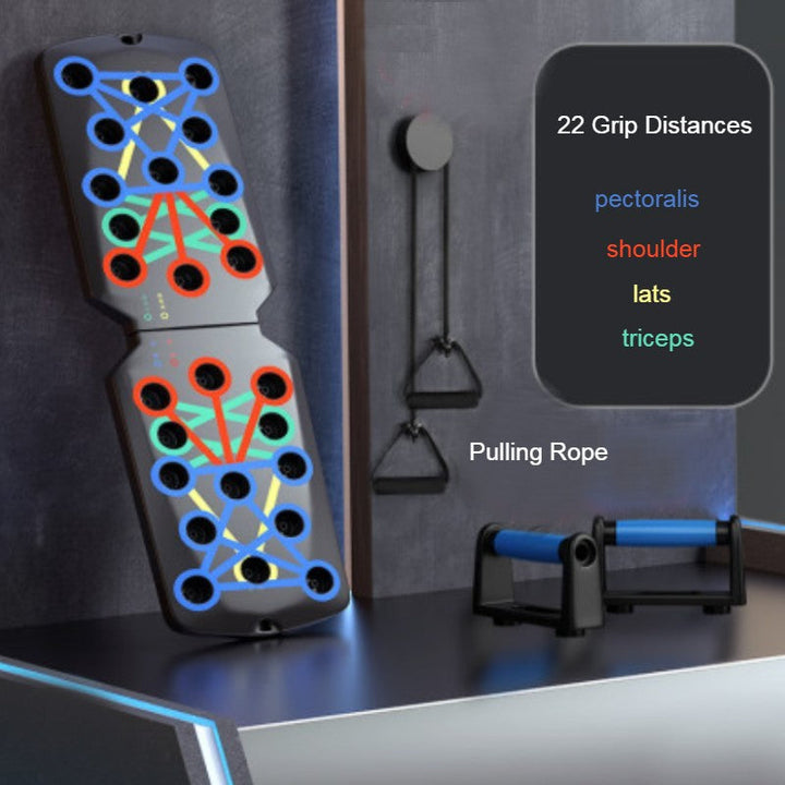 BowLift | Home Multifunctional Push-up Training Board, with 4 Training Modes, for Pectoralis, Shoulder, Lats, Triceps Strength Training