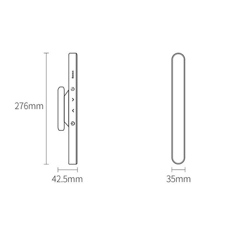 BowLift | Rechargeable Magnetic LED Desk Lamp with Stepless Dimming, for Study, Cabinet, Bedside