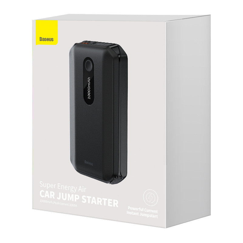 BowLift | Reliable Portable Car Battery Charger, with LED Flashlight & Power Bank, for Sedan, SUV & More