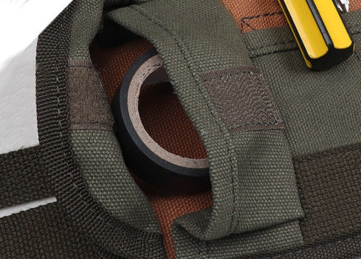 BowLift | Durable Portable Tool Roll Storage Bag, with 19 Slots & 5 Pockets, for Home, DIY & More