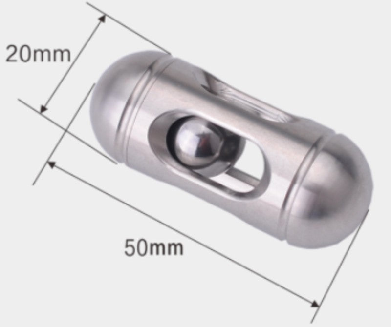 BowLift | Anti Stress Mini Cylindrical Fidget Toy, with Pocket Size & Stainless Steel Material, for Everyday Carrying
