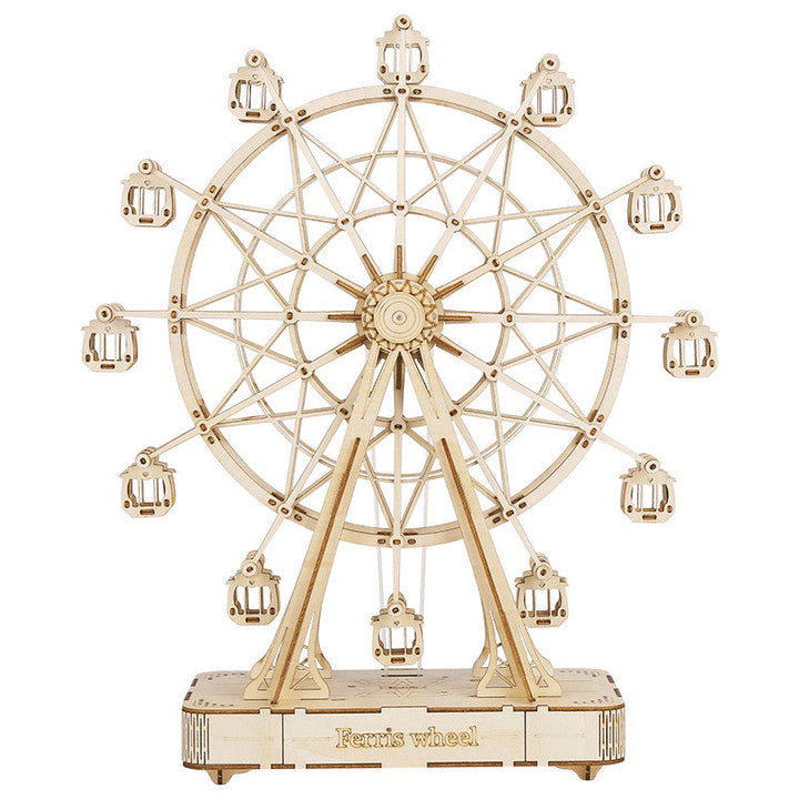 BowLift | 3D DIY Music Wooden Puzzle Sky Wheel, for Adults and Teens