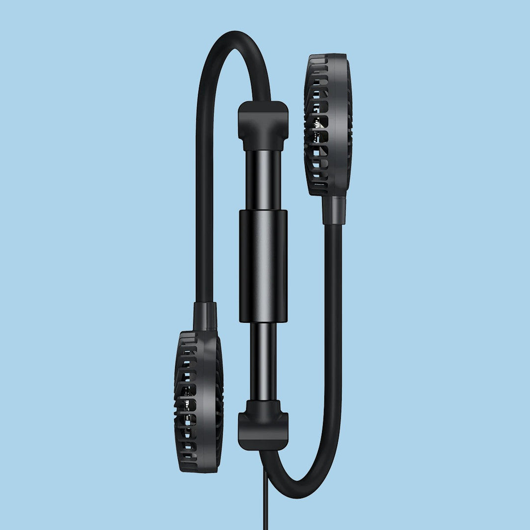BowLift | Car Headrest Cooling Fan, with 2-Speed, 360¬∞ Rotatable Design & 1.5m USB Cable, for Front & Back Seats