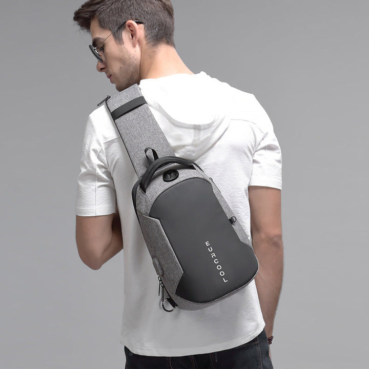 BowLift | Multifunctional Lightweight Packable Sling Bag, with Multi-layer Compartments, Large Capacity, Waterproof Fabric & Large Opening, for Trip, Commute, Hiking & More