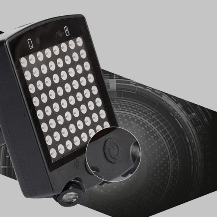 BowLift | USB Rechargeable LED Bike Turn Signal Laser Light, with Remote Control & Waterproof Design