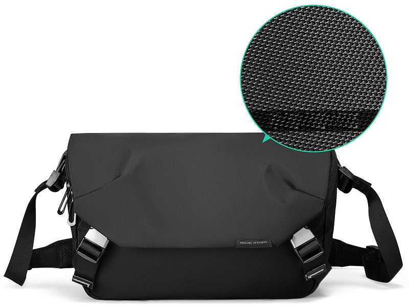 BowLift | Large-capacity Waterproof Oxford Crossbody Bag, with Anti-theft Pocket, Multiple Compartments and Back Trolley Strap, for Travel, Work & More