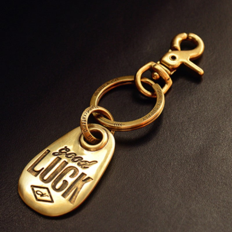 BowLift | Customized Good Luck Birthday Keychain, with Embedded Date of Birth, Best Gift for Friend, Brother, Sister, Christmas, Valentine, Graduation & More