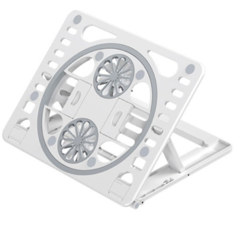 BowLift | Adjustable Laptop Stand with Cooling Fan, Rotatable Phone Clip, for Laptop, Tablet, Phone & Book