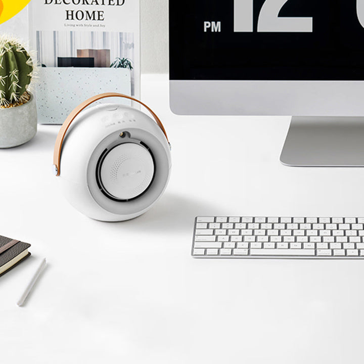 BowLift | Portable Desktop 3-in-1 Heater, Hand Warmer & Humidifier, with Adjustable Wind, Fine Spray & Multiple Safety Protection, for Home & Office