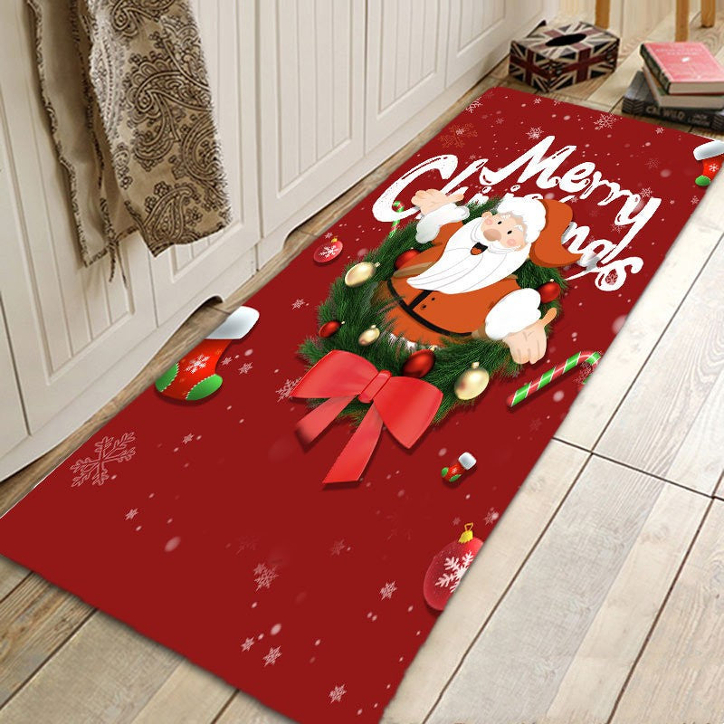 BowLift | Santa Claus Flannel Absorbent Floor Mat