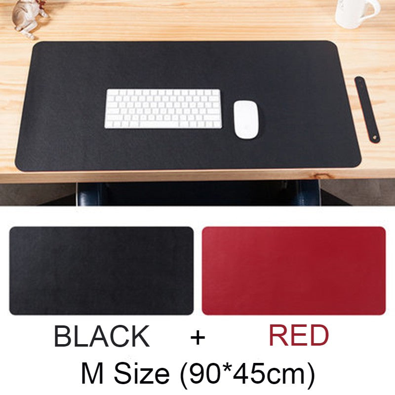 BowLift | Double-sided Large Waterproof PU Leather Desk Mat, for Office and Home