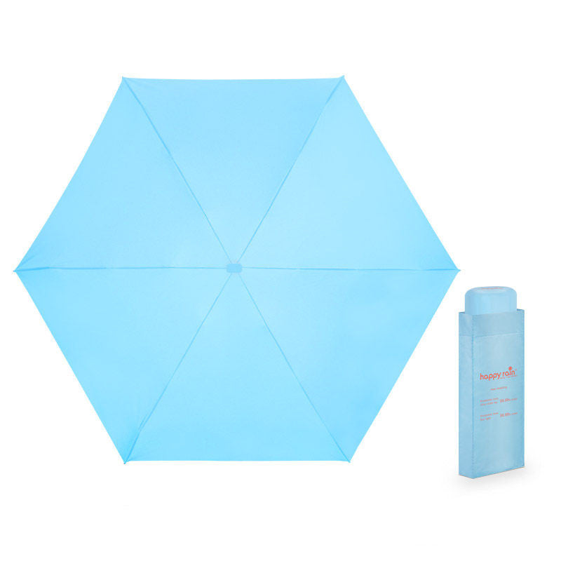 BowLift | Mini Slim  UV Umbrella, with 6 Ribs & 99% UV Block, for Sunny & Rainy Days
